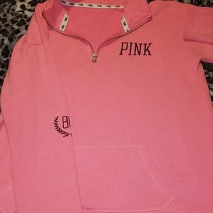 VS Pink half zip